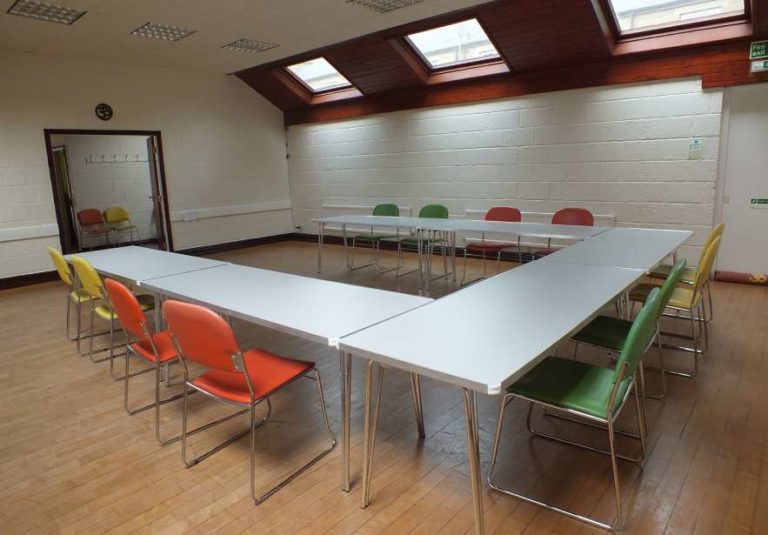 A Community Hall for Hire used for board style meetings or training